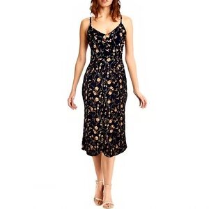 Charlotte Russe Jumpsuit, Navy Floral, Size S
